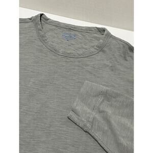 Vineyard Vines Island Crew Long Sleeve Tee Gray Size XL 100% Cotton Excellent